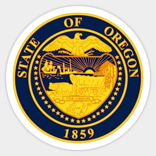 Oregon Coat of Arms Sticker